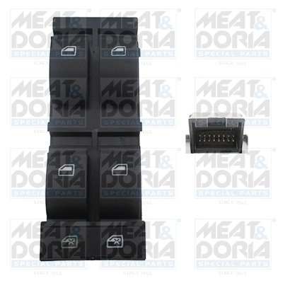 Comutator macara geam Meat & Doria 26143
