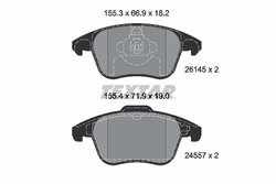 Set placute frana Textar 2614501