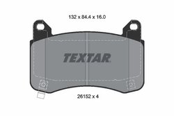 SET PLACUTE FRANA TEXTAR 2615201 - Compatibil cu TESLA
