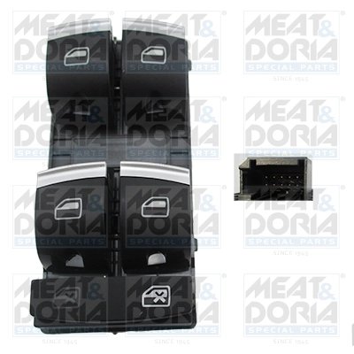 Comutator macara geam Meat & Doria 26159