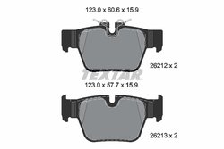 Set placute frana Textar 2621201