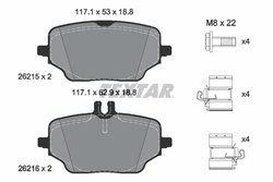 SET PLACUTE FRANA TEXTAR 2621501 - Compatibil cu MERCEDES-BENZ