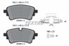 SET PLACUTE FRANA TEXTAR 2626503 - Compatibil cu AUDI, AUDI (FAW)
