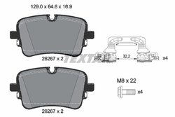 Set placute frana Textar 2626701