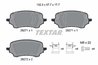 SET PLACUTE FRANA TEXTAR 2627101 - Compatibil cu FORD, FORD AUSTRALIA