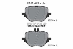 Set placute frana Textar 2637401