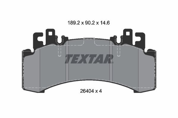 Set placute frana Textar 2640401