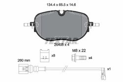 Set placute frana Textar 2640801