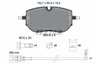 Set placute frana Textar 2641601
