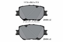 Set placute frana Textar 2645401