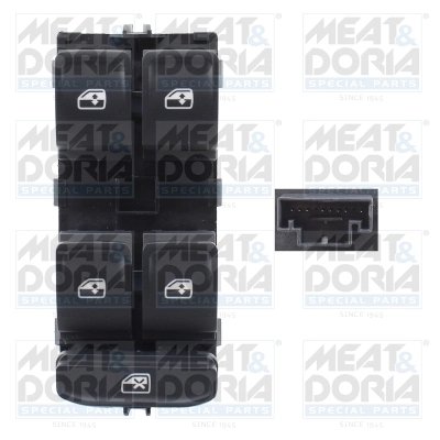 Comutator macara geam Meat & Doria 26482