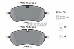 Set placute frana Textar 2651001