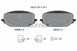 Set placute frana Textar 2658801