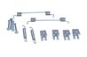 Set accesorii saboti frana Maxgear 27-0721