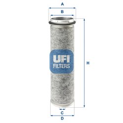 Filtru aer UFI 27.129.00