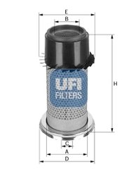 FILTRU AER UFI 27.292.00 - Piesa auto compatibila cu mai multe marci