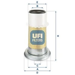 Filtru aer UFI 27.531.00