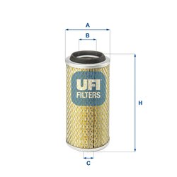 Filtru aer UFI 27.801.00
