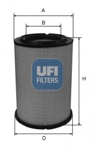 FILTRU AER UFI 27.A33.00 - Piesa auto compatibila cu mai multe marci