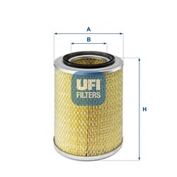 FILTRU AER UFI 27.B66.00 - Piesa auto compatibila cu mai multe marci