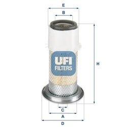Filtru aer UFI 27.D01.00