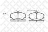Set placute frana Stellox 273 002-SX