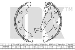 SET SABOTI FRANA NK 2733671 - Compatibil cu SMART