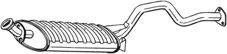 Toba esapament intermediara Bosal 278-557