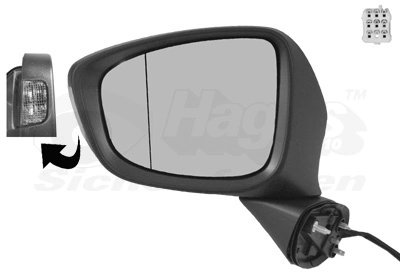 OGLINDA EXTERIOARA VAN WEZEL 2780817 - Compatibil cu MAZDA