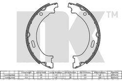 Set saboti frana NK 2793805