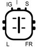 ALTERNATOR ELSTOCK 28-5520 - Compatibil cu TOYOTA