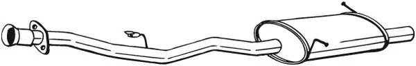 TOBA ESAPAMENT FINALA BOSAL 280-005 - Compatibil cu BMW