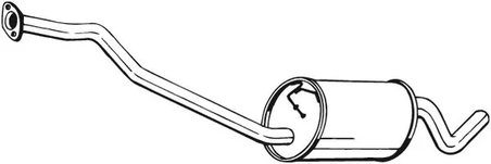 TOBA ESAPAMENT INTERMEDIARA BOSAL 281-845 - Compatibil cu FORD