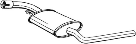 Toba esapament intermediara Bosal 281-891