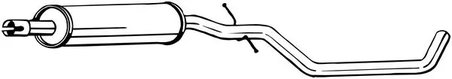 Toba esapament intermediara Bosal 281-911