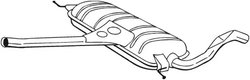 Toba esapament intermediara Bosal 282-543