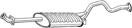 Toba esapament intermediara Bosal 282-891