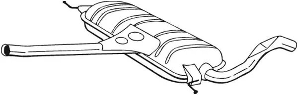 Toba esapament intermediara Bosal 283-243