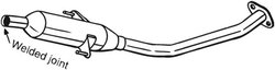 Toba esapament intermediara Bosal 284-573