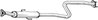 TOBA ESAPAMENT INTERMEDIARA BOSAL 284-731 - Compatibil cu HONDA