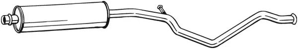 TOBA ESAPAMENT INTERMEDIARA BOSAL 285-325 - Compatibil cu PEUGEOT