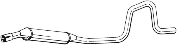 TOBA ESAPAMENT INTERMEDIARA BOSAL 285-381 - Compatibil cu LAND ROVER