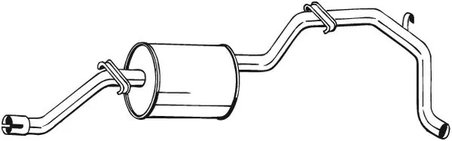 Toba esapament finala Bosal 285-413