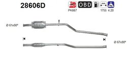CATALIZATOR AS 28606D - Compatibil cu CITROEN, PEUGEOT