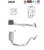 CATALIZATOR AS 28629 - Compatibil cu CITROEN, PEUGEOT