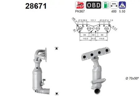Catalizator AS 28671