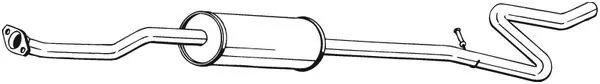 Toba esapament intermediara Bosal 288-617