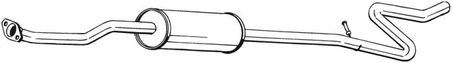 Toba esapament intermediara Bosal 288-617