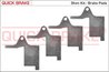 FOLIE ANTIZGOMOT, PLACUTE DE FRANA (SUPORT) QUICK BRAKE 2896K - Compatibil cu CITROEN