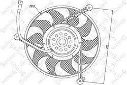 Ventilator radiator racire Stellox 29-99008-SX